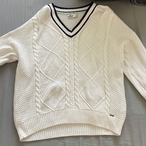 Hollister White Sweater
